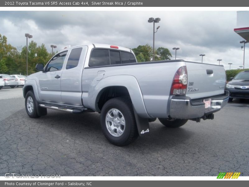 Silver Streak Mica / Graphite 2012 Toyota Tacoma V6 SR5 Access Cab 4x4