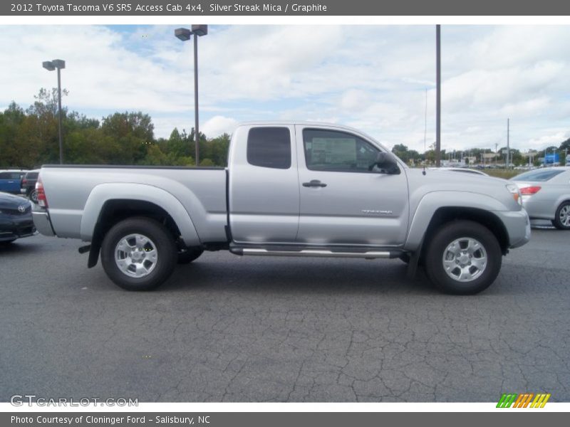  2012 Tacoma V6 SR5 Access Cab 4x4 Silver Streak Mica