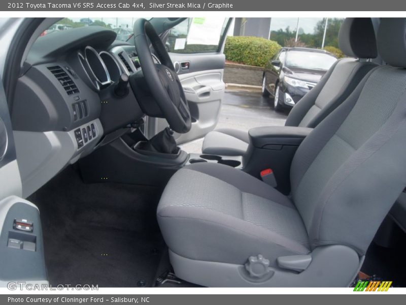 Silver Streak Mica / Graphite 2012 Toyota Tacoma V6 SR5 Access Cab 4x4