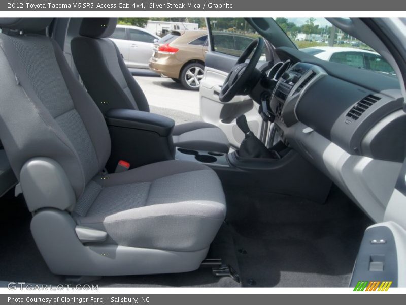 Silver Streak Mica / Graphite 2012 Toyota Tacoma V6 SR5 Access Cab 4x4