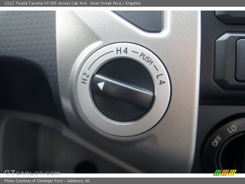 Controls of 2012 Tacoma V6 SR5 Access Cab 4x4