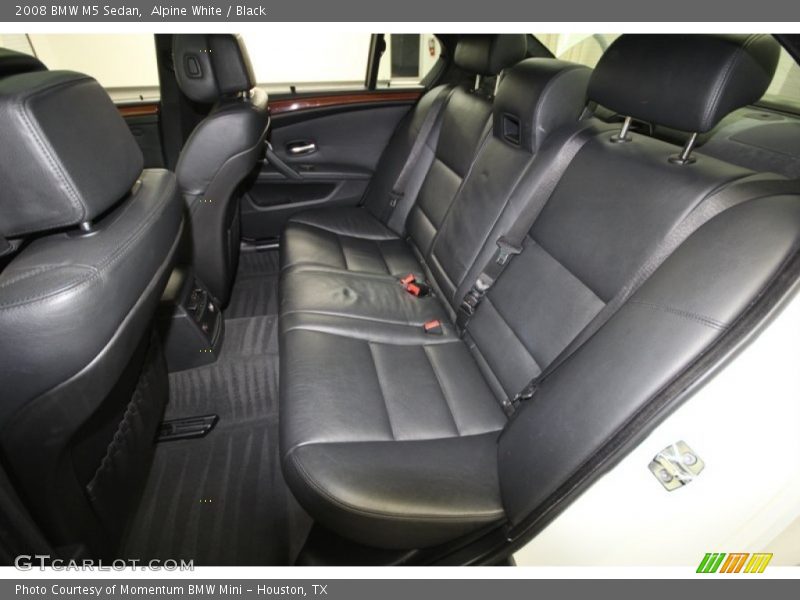 Rear Seat of 2008 M5 Sedan