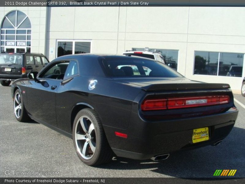 Brilliant Black Crystal Pearl / Dark Slate Gray 2011 Dodge Challenger SRT8 392