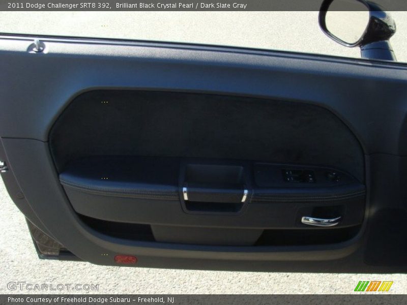 Brilliant Black Crystal Pearl / Dark Slate Gray 2011 Dodge Challenger SRT8 392