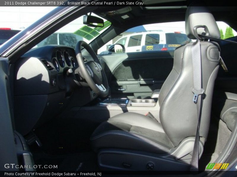 Brilliant Black Crystal Pearl / Dark Slate Gray 2011 Dodge Challenger SRT8 392