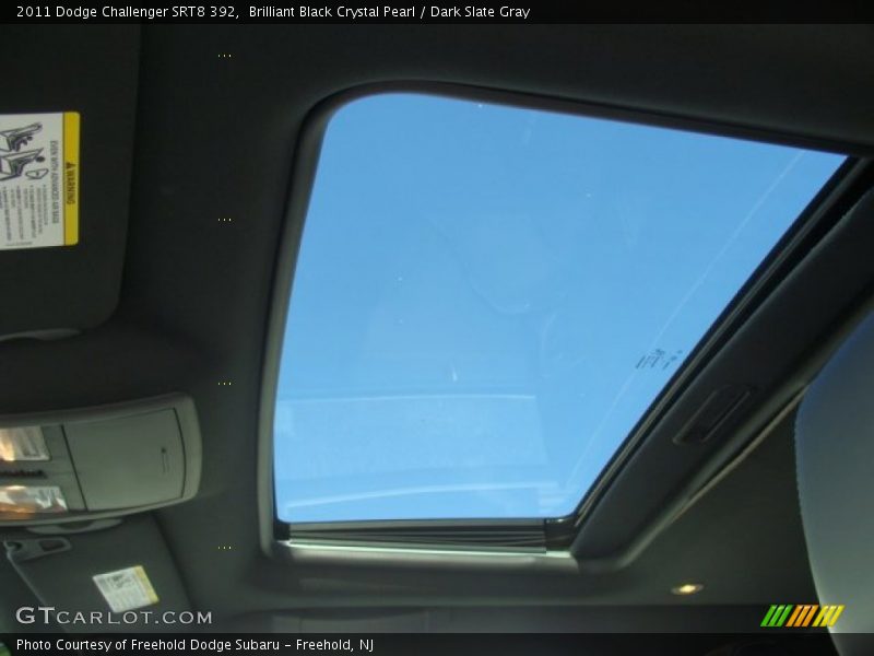 Brilliant Black Crystal Pearl / Dark Slate Gray 2011 Dodge Challenger SRT8 392