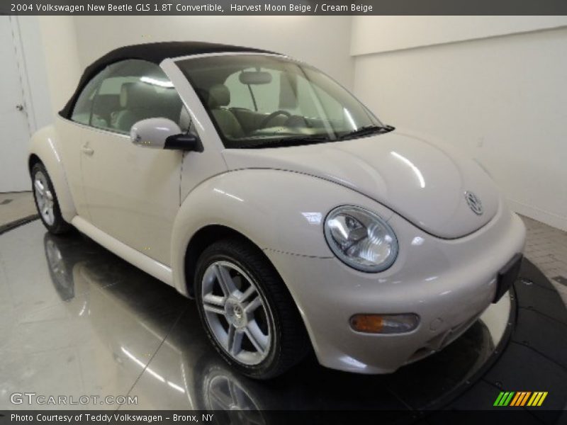 Harvest Moon Beige / Cream Beige 2004 Volkswagen New Beetle GLS 1.8T Convertible