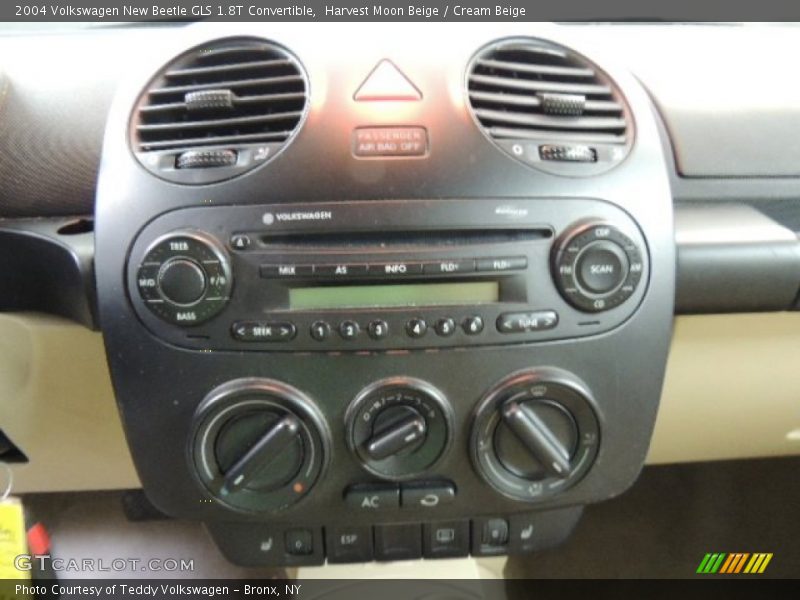 Harvest Moon Beige / Cream Beige 2004 Volkswagen New Beetle GLS 1.8T Convertible