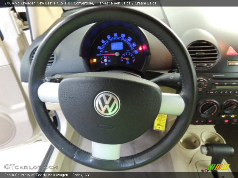 Harvest Moon Beige / Cream Beige 2004 Volkswagen New Beetle GLS 1.8T Convertible