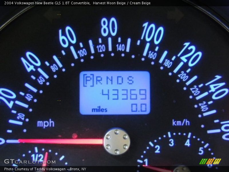 Harvest Moon Beige / Cream Beige 2004 Volkswagen New Beetle GLS 1.8T Convertible