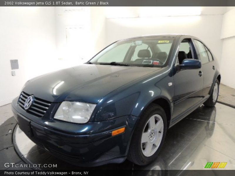 Baltic Green / Black 2002 Volkswagen Jetta GLS 1.8T Sedan