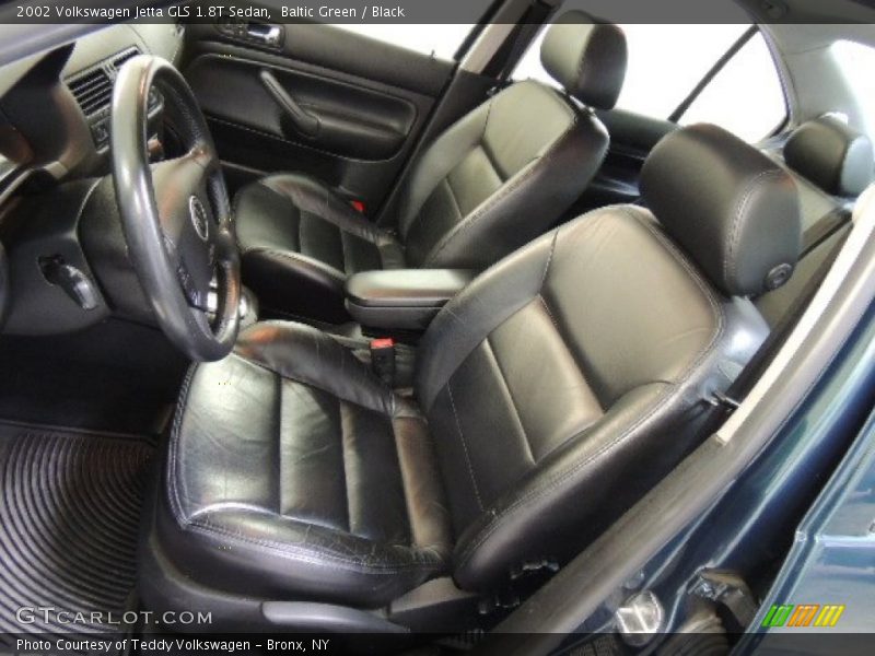 Baltic Green / Black 2002 Volkswagen Jetta GLS 1.8T Sedan