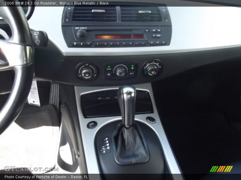 Monaco Blue Metallic / Black 2006 BMW Z4 3.0si Roadster