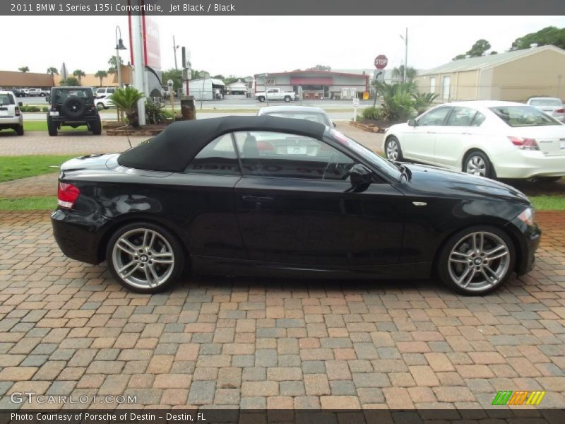 Jet Black / Black 2011 BMW 1 Series 135i Convertible
