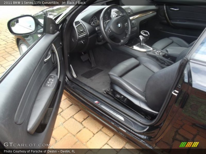 Jet Black / Black 2011 BMW 1 Series 135i Convertible