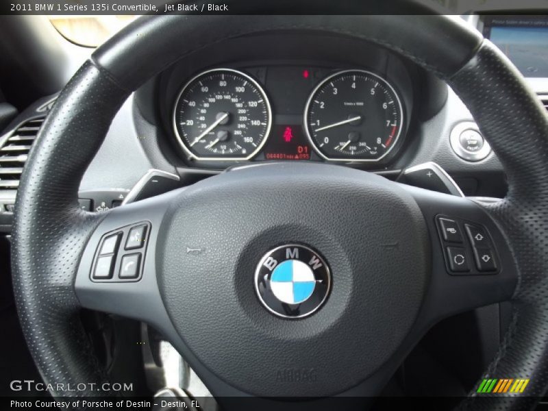 Jet Black / Black 2011 BMW 1 Series 135i Convertible