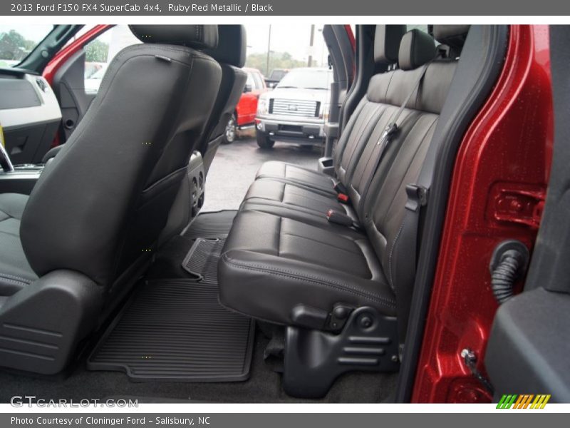 Rear Seat of 2013 F150 FX4 SuperCab 4x4