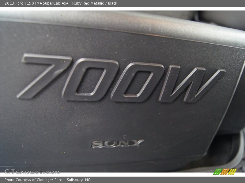 Ruby Red Metallic / Black 2013 Ford F150 FX4 SuperCab 4x4