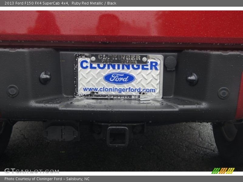 Ruby Red Metallic / Black 2013 Ford F150 FX4 SuperCab 4x4