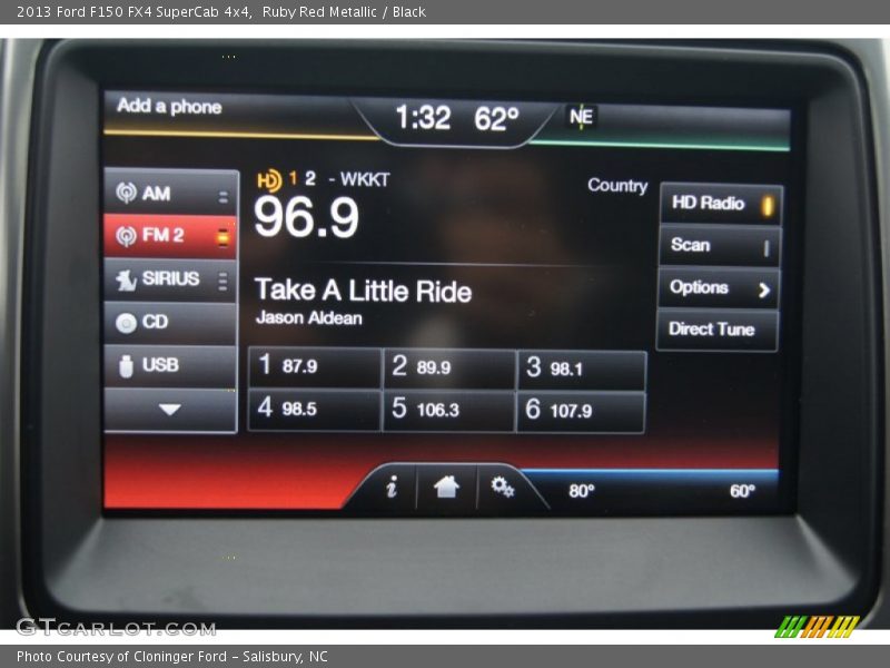 Ruby Red Metallic / Black 2013 Ford F150 FX4 SuperCab 4x4