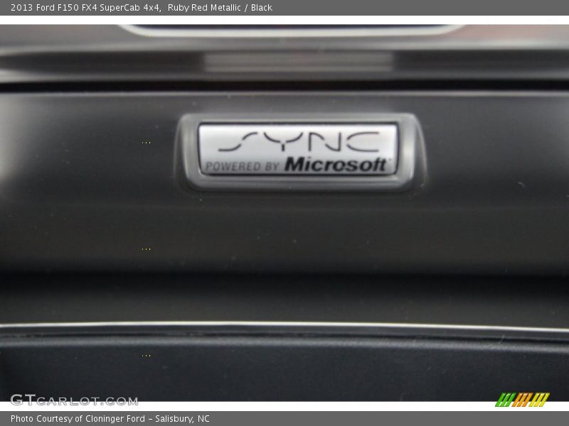 Ruby Red Metallic / Black 2013 Ford F150 FX4 SuperCab 4x4