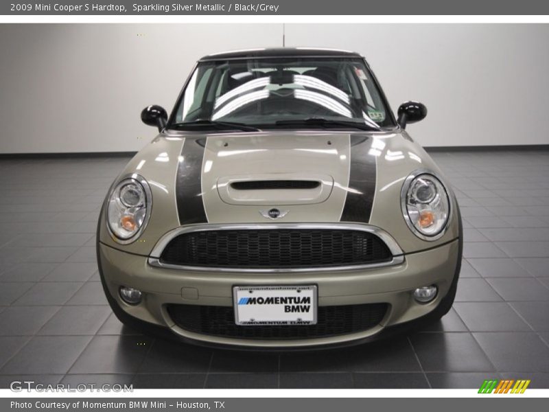 Sparkling Silver Metallic / Black/Grey 2009 Mini Cooper S Hardtop