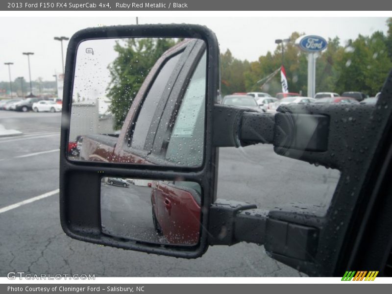 Ruby Red Metallic / Black 2013 Ford F150 FX4 SuperCab 4x4