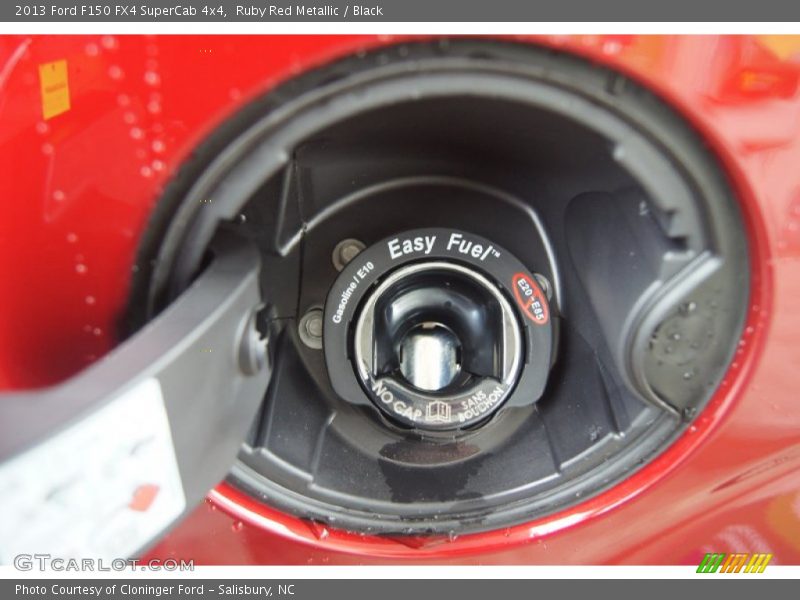 Ruby Red Metallic / Black 2013 Ford F150 FX4 SuperCab 4x4