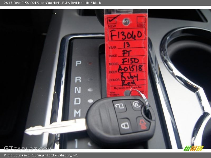 Ruby Red Metallic / Black 2013 Ford F150 FX4 SuperCab 4x4