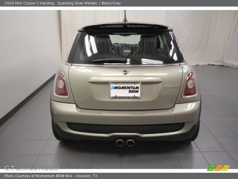 Sparkling Silver Metallic / Black/Grey 2009 Mini Cooper S Hardtop