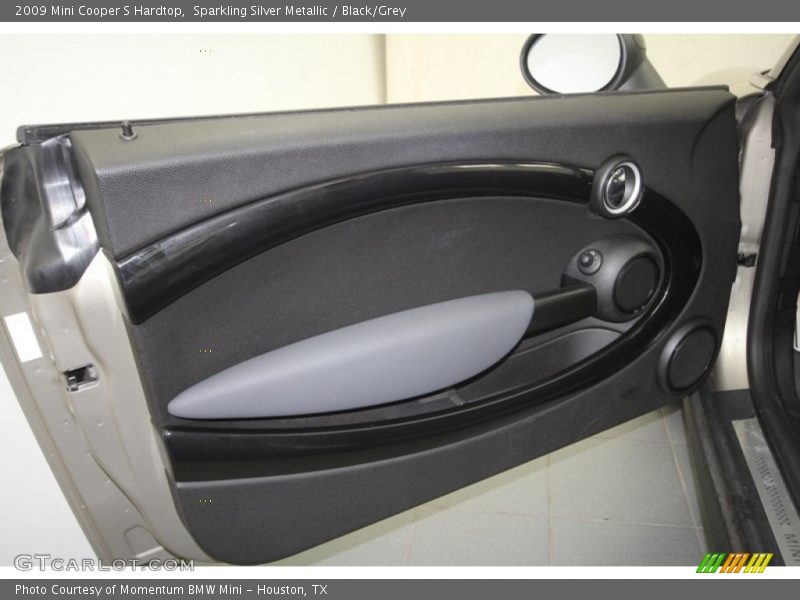 Sparkling Silver Metallic / Black/Grey 2009 Mini Cooper S Hardtop