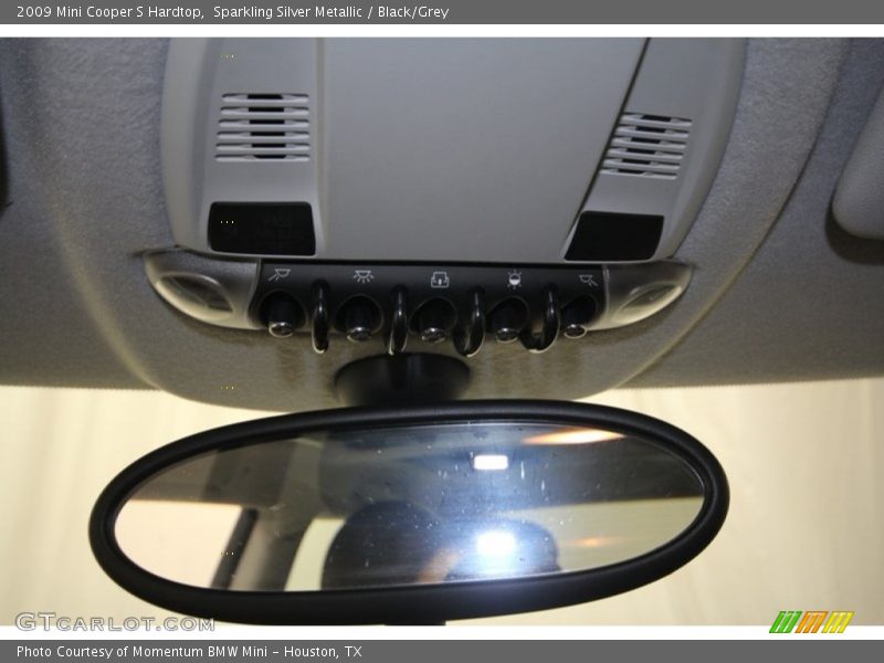 Sparkling Silver Metallic / Black/Grey 2009 Mini Cooper S Hardtop