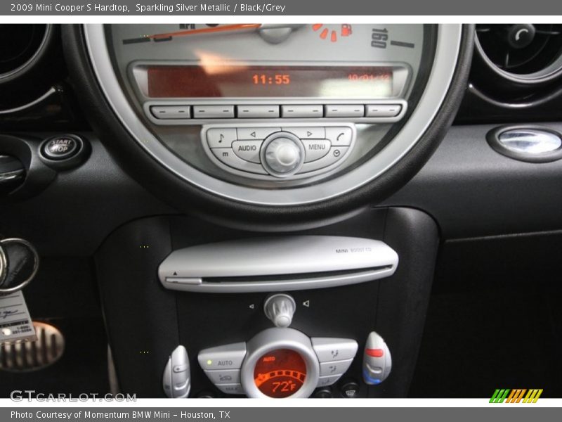 Sparkling Silver Metallic / Black/Grey 2009 Mini Cooper S Hardtop