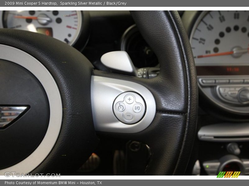 Sparkling Silver Metallic / Black/Grey 2009 Mini Cooper S Hardtop