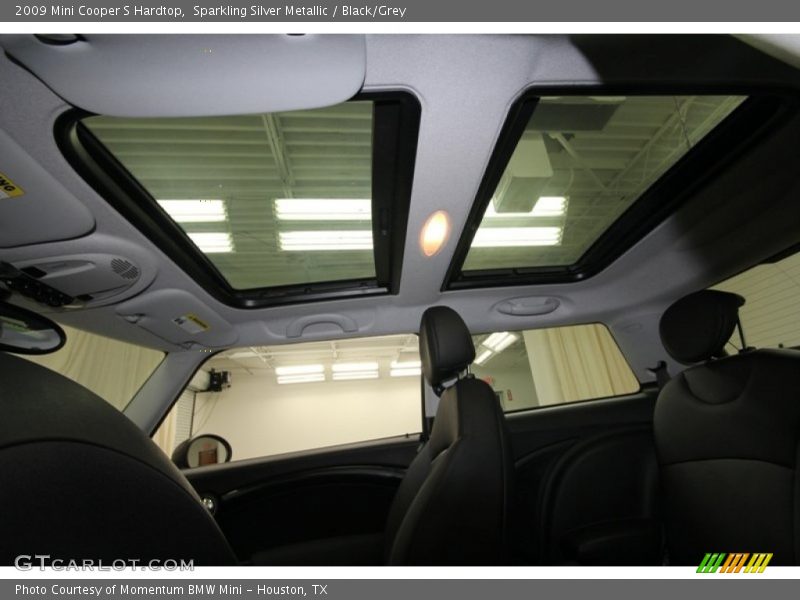 Sparkling Silver Metallic / Black/Grey 2009 Mini Cooper S Hardtop