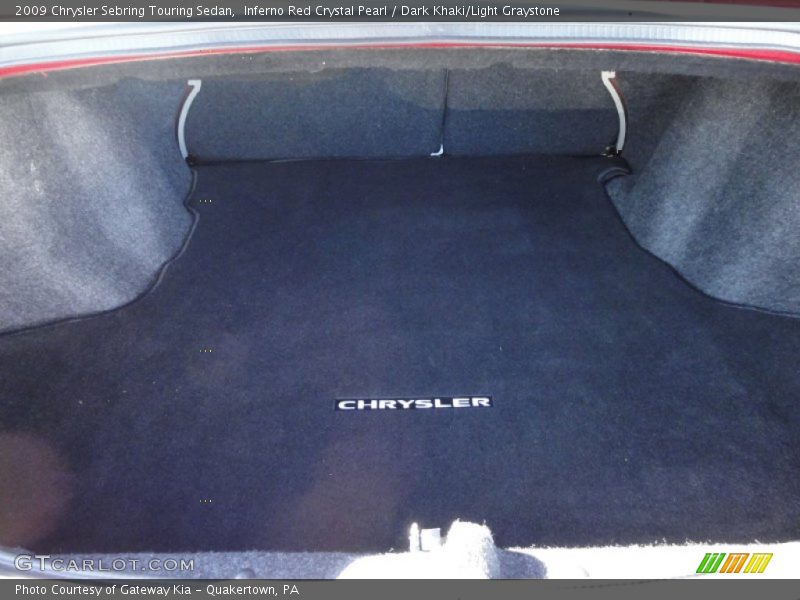 Inferno Red Crystal Pearl / Dark Khaki/Light Graystone 2009 Chrysler Sebring Touring Sedan