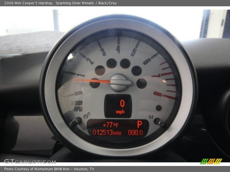 Sparkling Silver Metallic / Black/Grey 2009 Mini Cooper S Hardtop
