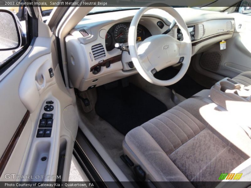 Sandrift Metallic / Neutral Beige 2003 Chevrolet Impala