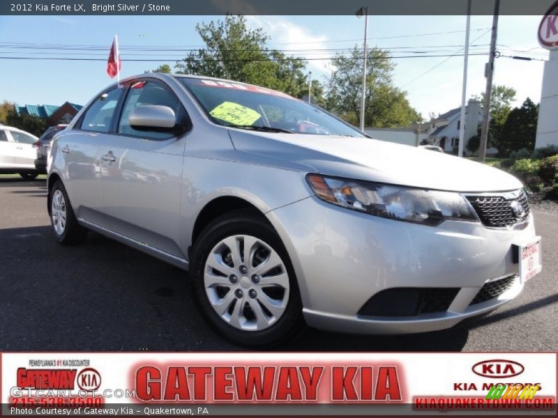 Bright Silver / Stone 2012 Kia Forte LX