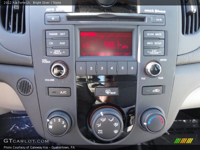 Bright Silver / Stone 2012 Kia Forte LX