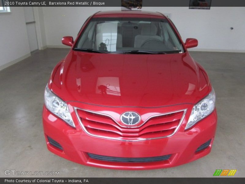 Barcelona Red Metallic / Bisque 2010 Toyota Camry LE