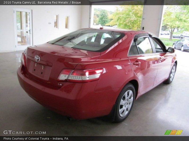 Barcelona Red Metallic / Bisque 2010 Toyota Camry LE