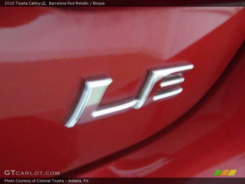Barcelona Red Metallic / Bisque 2010 Toyota Camry LE