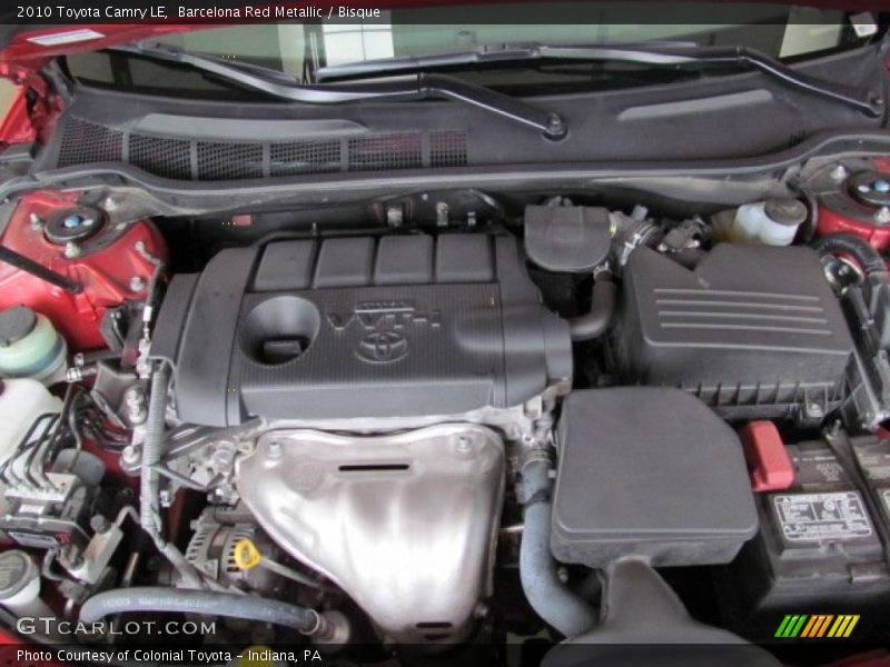  2010 Camry LE Engine - 2.5 Liter DOHC 16-Valve Dual VVT-i 4 Cylinder