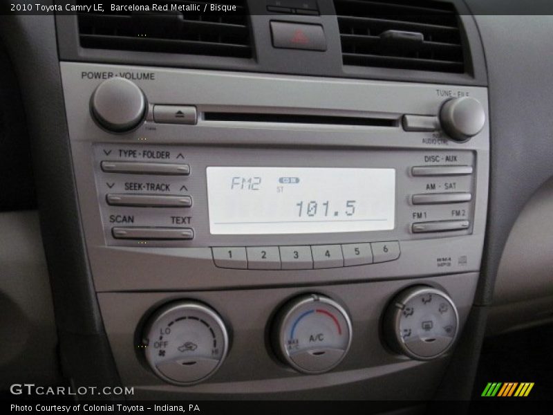 Audio System of 2010 Camry LE
