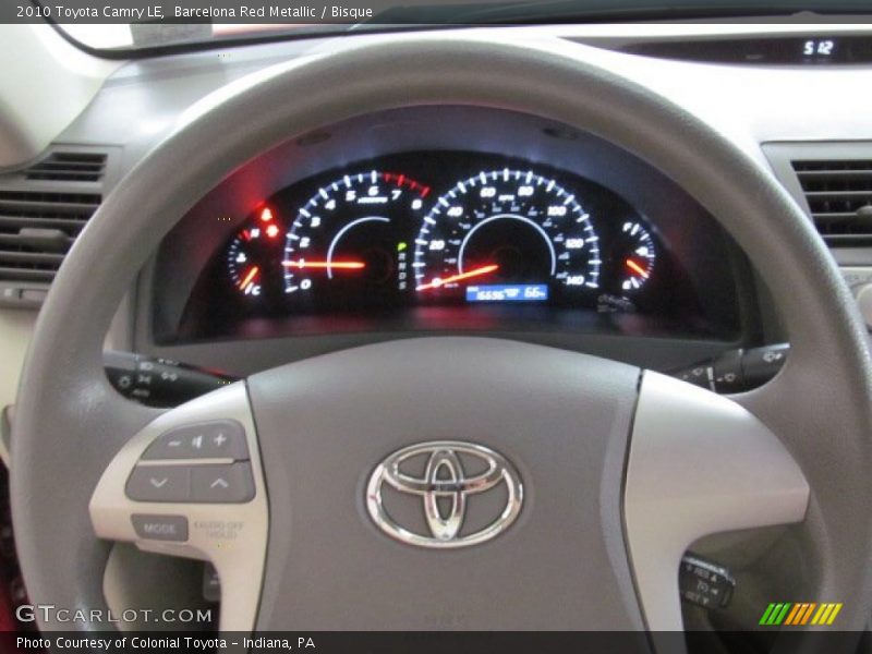 Barcelona Red Metallic / Bisque 2010 Toyota Camry LE
