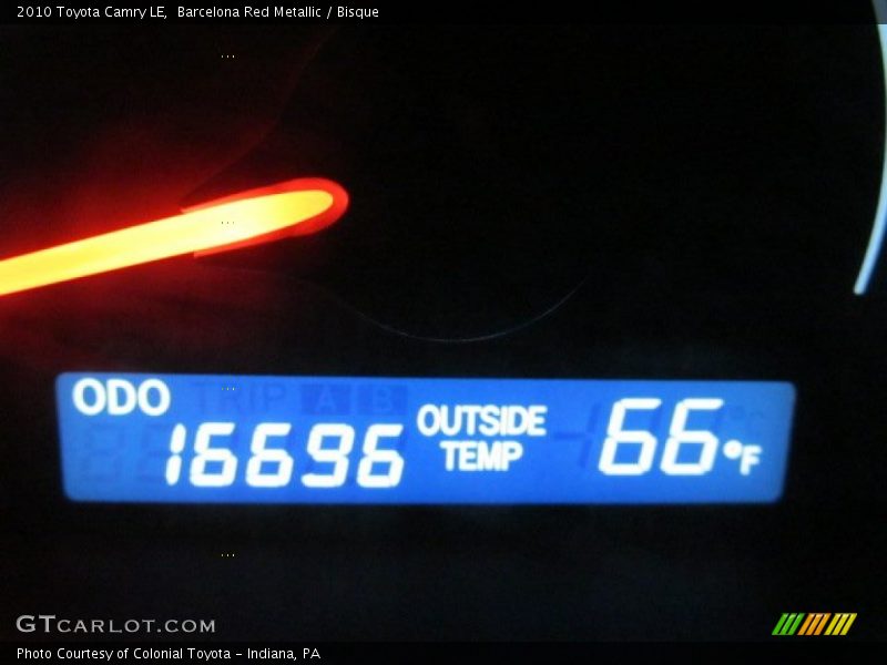 Barcelona Red Metallic / Bisque 2010 Toyota Camry LE