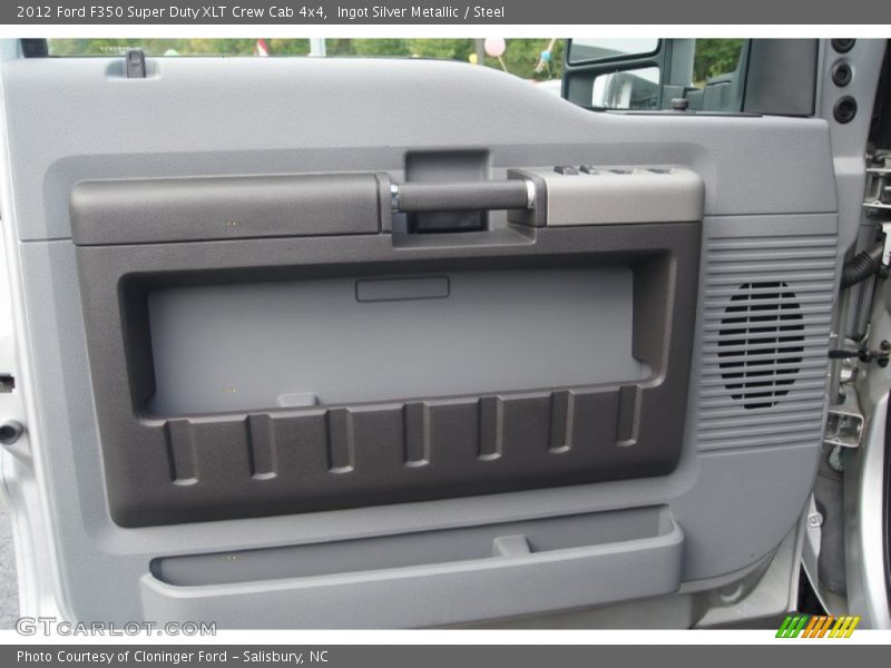 Ingot Silver Metallic / Steel 2012 Ford F350 Super Duty XLT Crew Cab 4x4