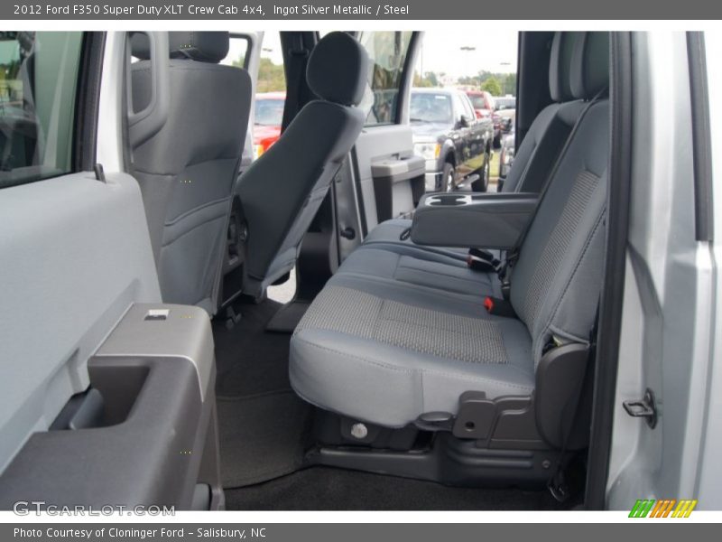 Ingot Silver Metallic / Steel 2012 Ford F350 Super Duty XLT Crew Cab 4x4