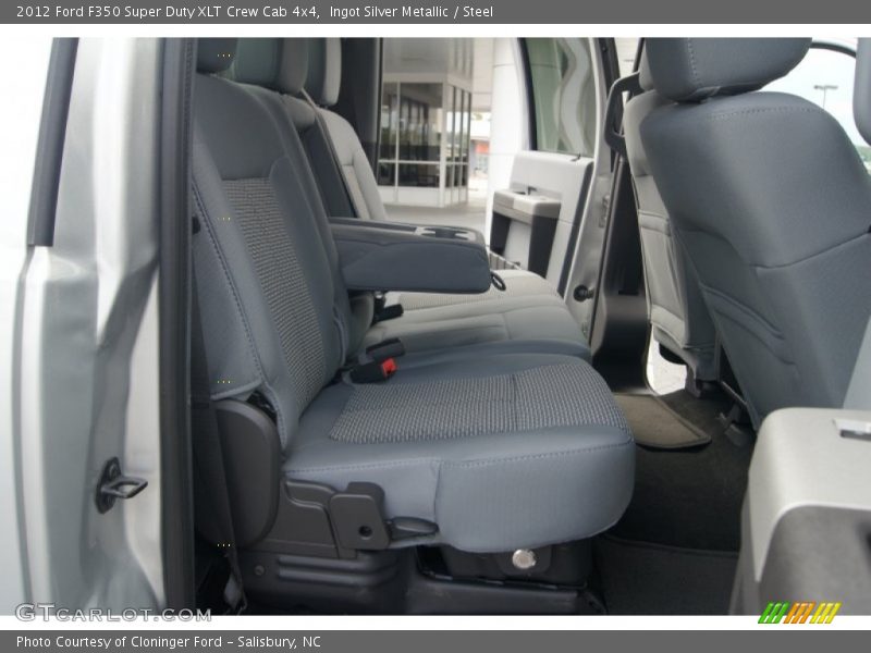 Ingot Silver Metallic / Steel 2012 Ford F350 Super Duty XLT Crew Cab 4x4